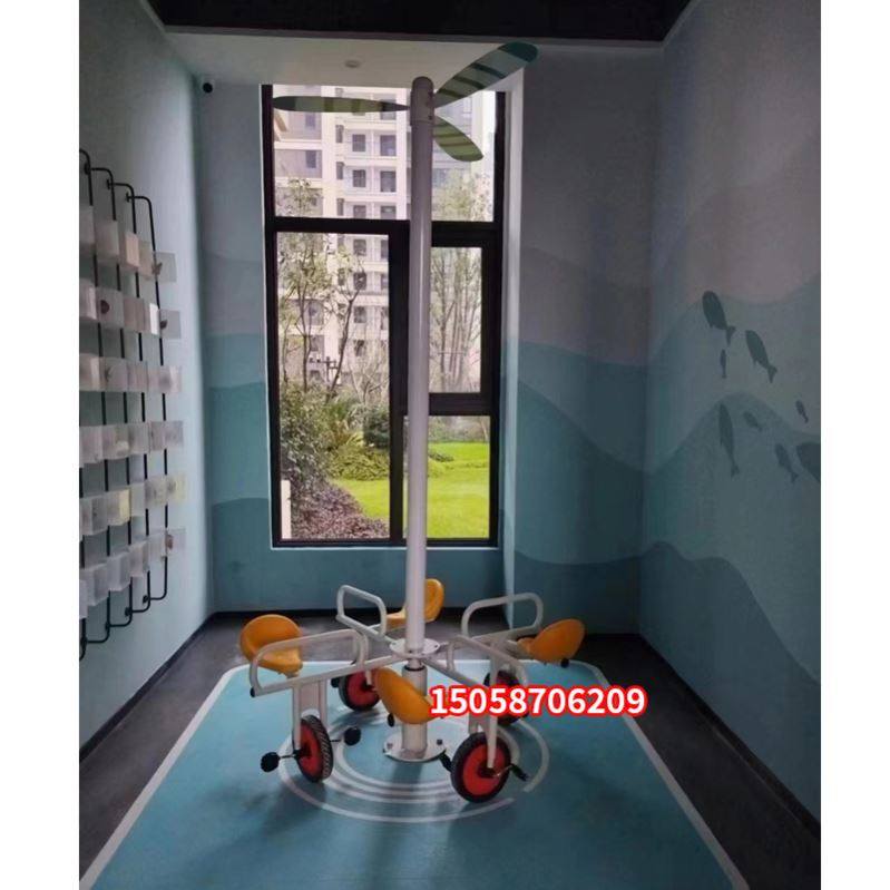 定制儿童户室内外中大型荡船秋千旋转木马转转椅玩具游乐设施备