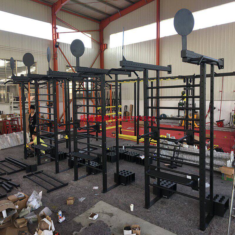 Crossfit训练架 跳箱 GHD 深蹲架 卧推架 商用健身器材 钉墙CF架