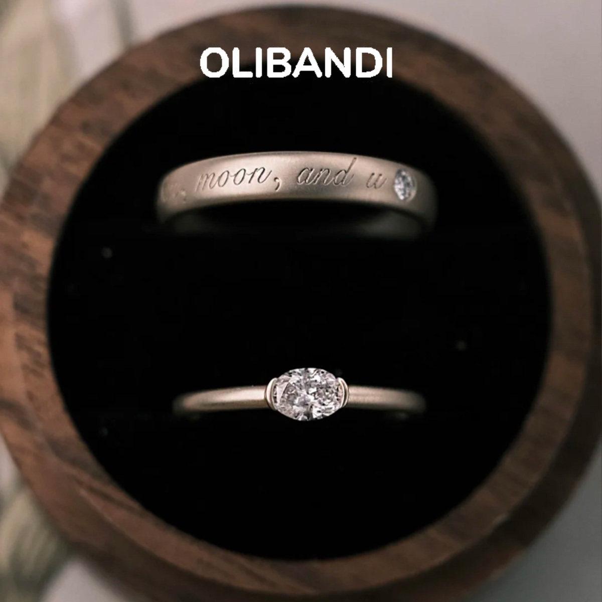 OBD原创925银培育钻戒指小众情侣款对戒简约素圈小众设计求结婚戒