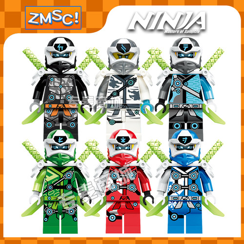 珍藏版乐积木高中国幻影忍者正版第12季数码人仔劳埃德凯寇杰人仔