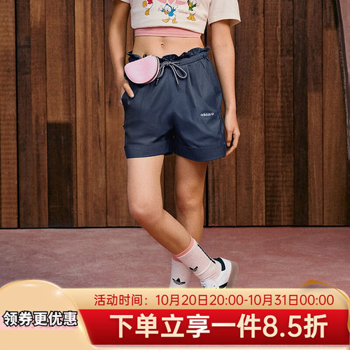 阿迪达斯三叶草女裤运动短裤