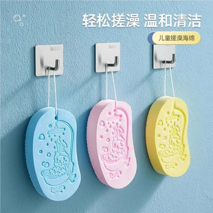 搓澡神器宝宝洗澡搓背泥海绵儿童搓澡巾下灰神器婴儿柔软沐浴棉擦