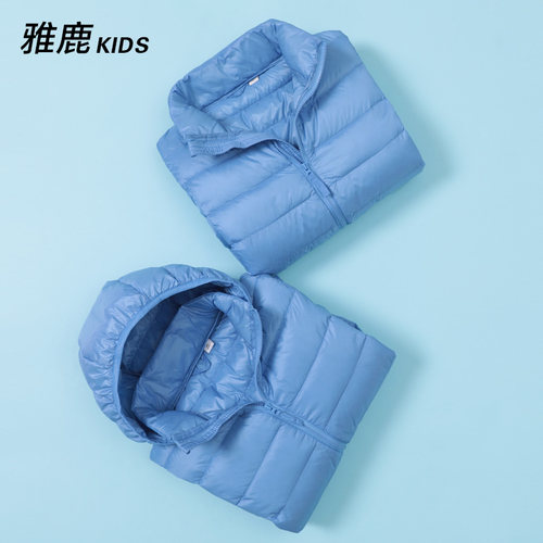 雅鹿轻薄短款婴儿外套反季童装