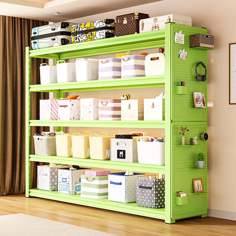 家用置物架多层收纳层架客厅书架杂物间整理架地下室置物架落地货