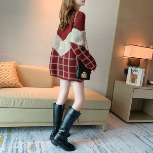 哺乳毛衣哺乳时尚秋冬装产后期衣服外出辣妈款哺乳上衣针织打底衫