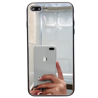 补妆镜子镜面不碎边网红同款明星