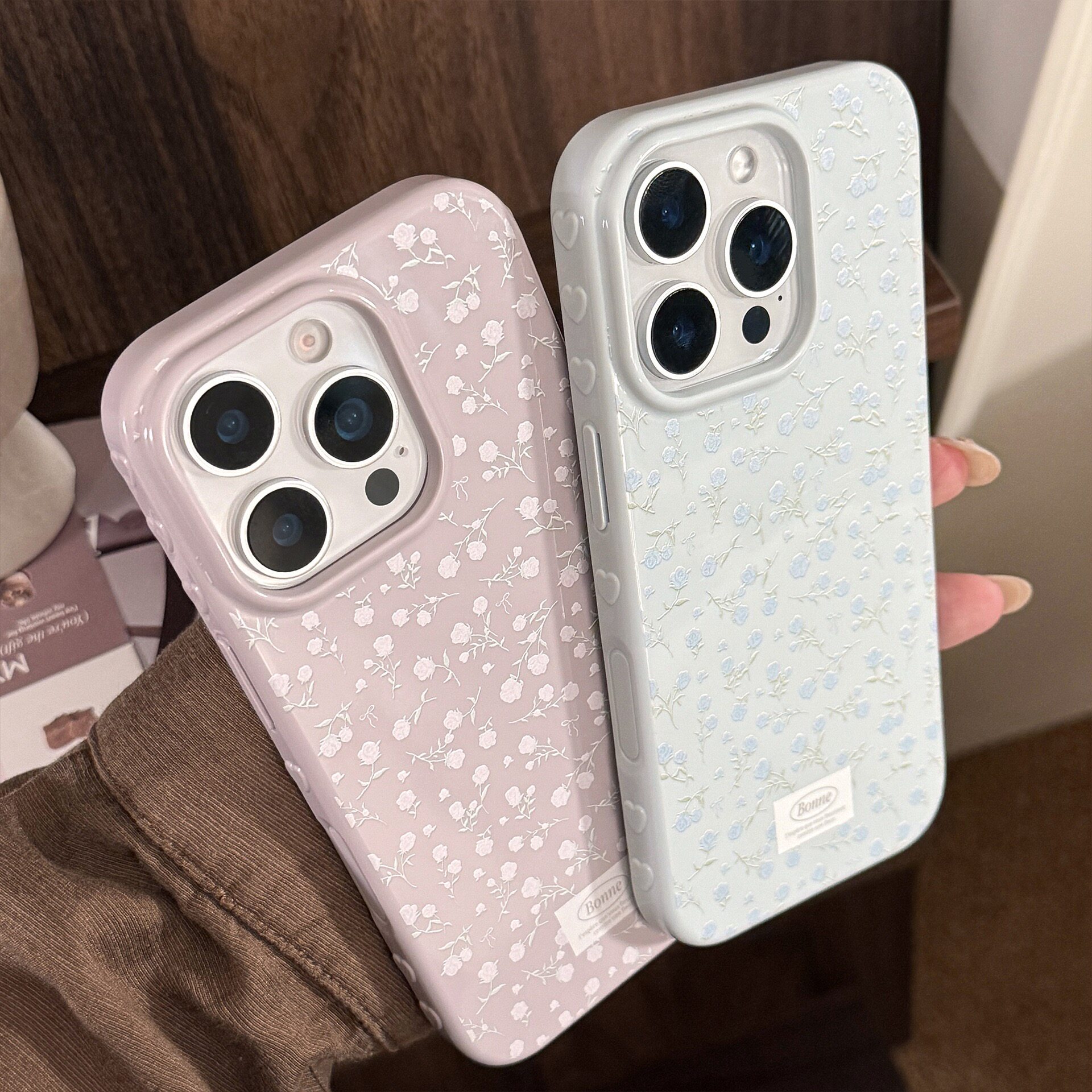 ins风苹果iPhone17碎花手机壳TPU软壳防摔保护套花朵印花壳
