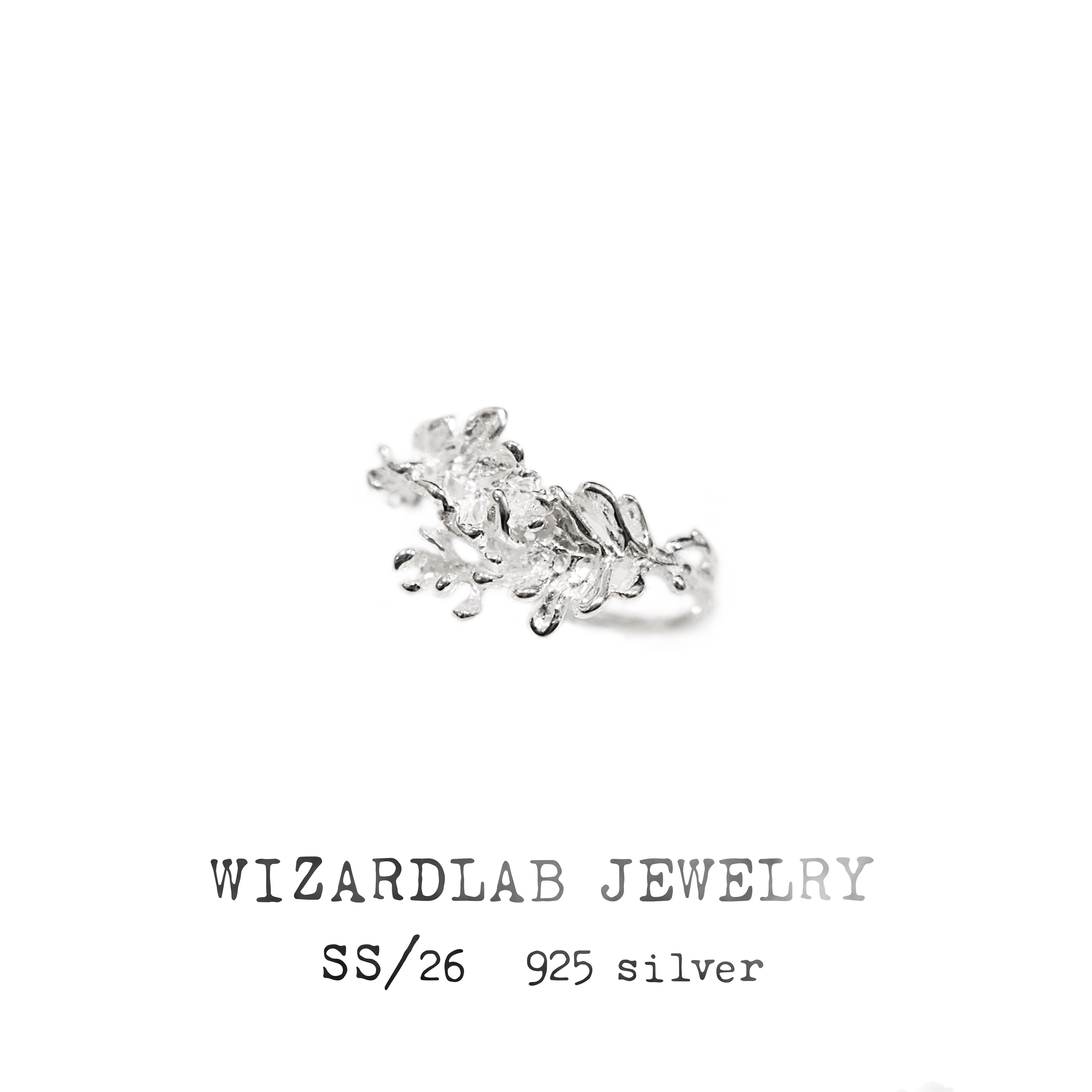 WIZARDLAB原创设计丨手工雕蜡 高级感小众纯银首饰「合欢」戒指