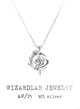 WIZARDLAB原创设计丨手工雕蜡 纯银水晶球「锁天光」浑天仪吊坠