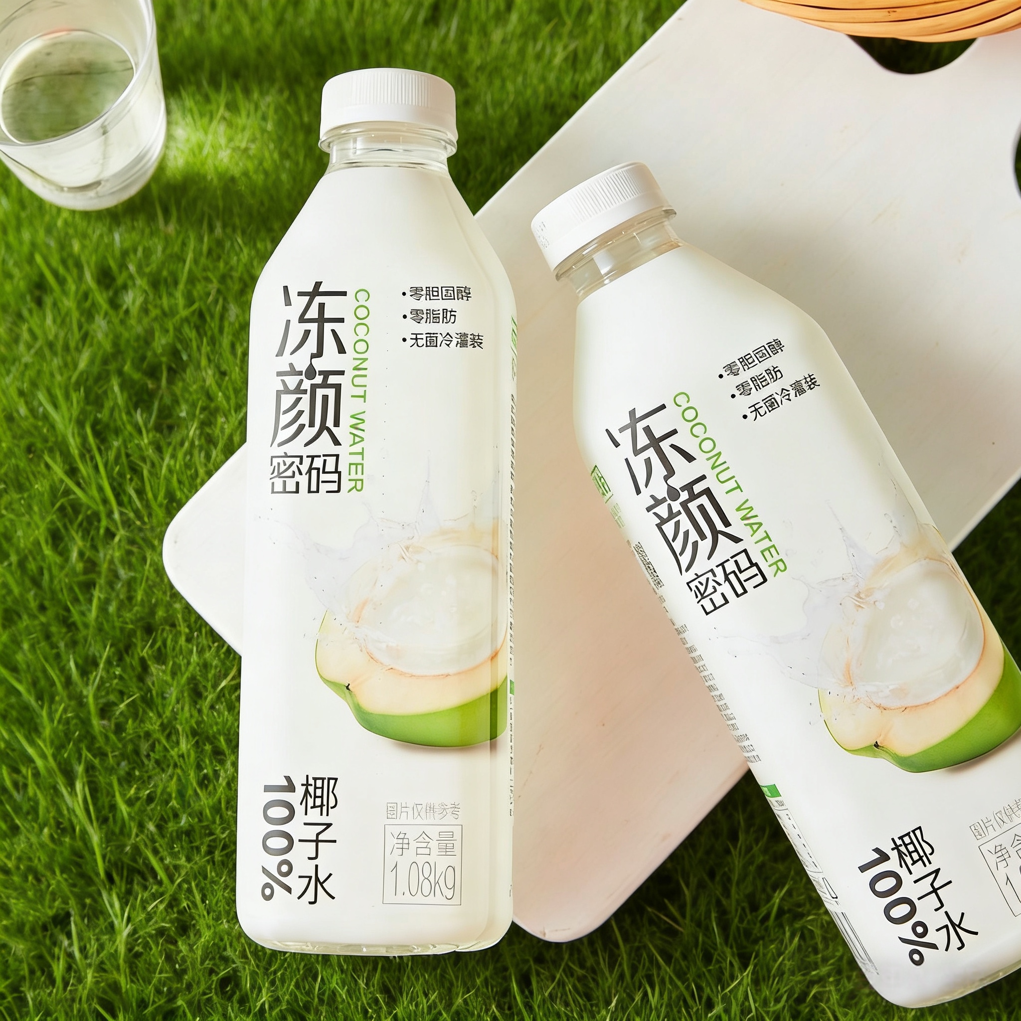 冻颜密码100%椰子水椰青水家庭装1.08kg电解质饮料礼品装送礼佳品
