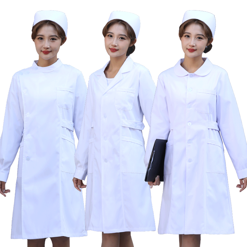 护士服女大褂工作服透气防透光