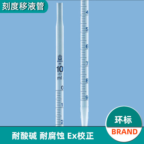 塑料刻度移液管brandvitlab