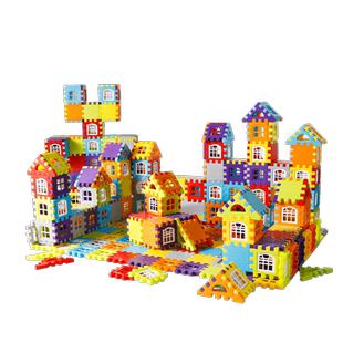 大号房子积木拼装益智大颗粒立体3一6岁儿童拼图男孩女孩智力玩具