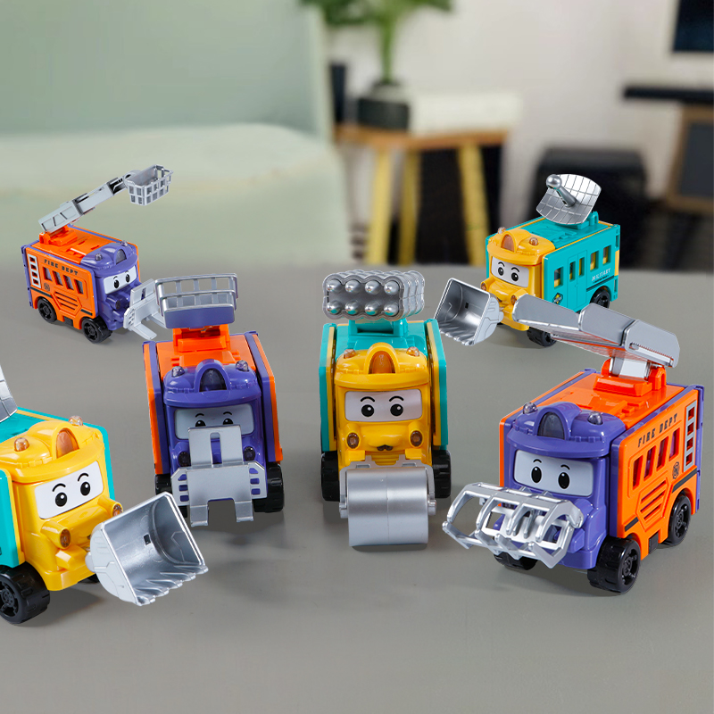 变形反转车益智儿童玩具