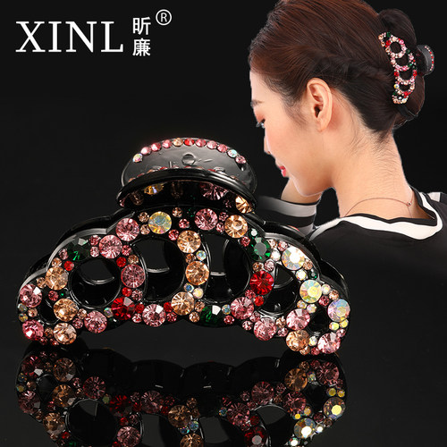 韩国简约百搭发夹大号马尾