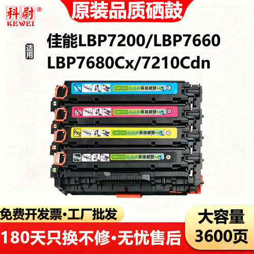 佳能LBP7200硒鼓LBP7660墨盒碳粉