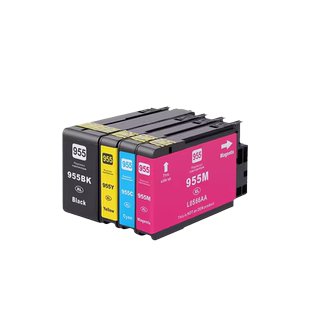 955XL适用惠普955 953墨盒HP OfficeJet Pro 7740打印机7740大容量黑色彩色墨水盒原装品质非原装