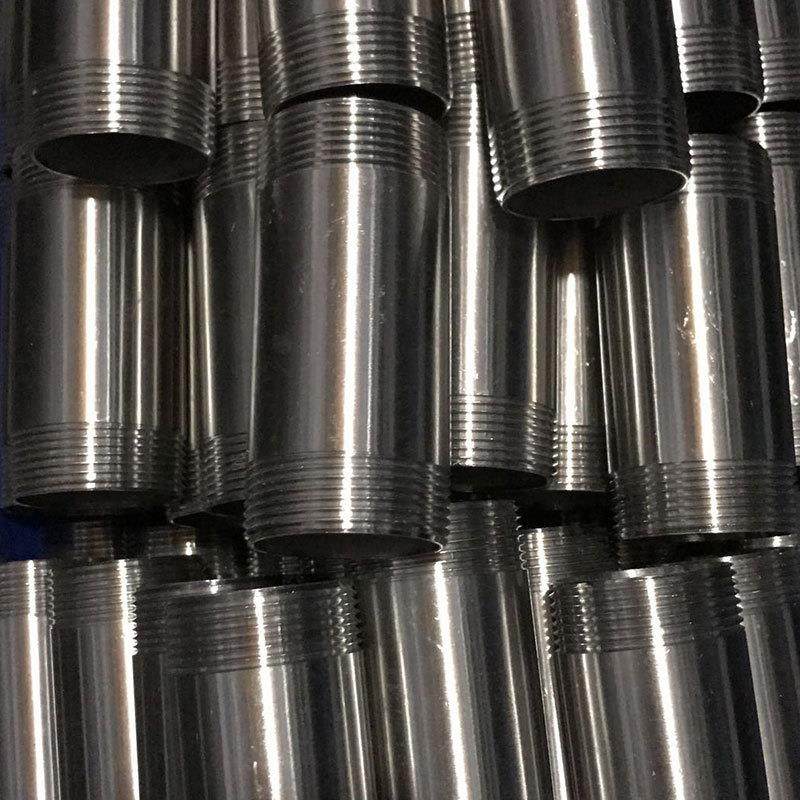 304不锈钢加长双头外丝 75长加长管外丝可定做各种非标长度外丝