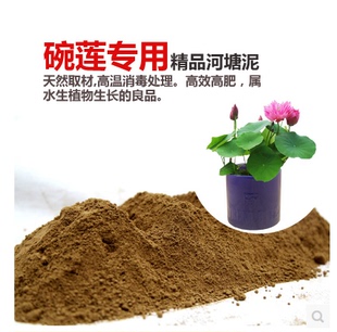 河泥 河塘泥淤泥荷塘泥碗莲睡莲专用土水生植物营养土荷花泥包邮