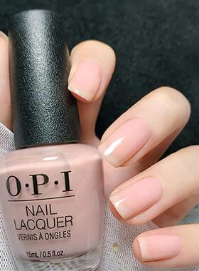 美国OPI指甲油裸粉色SH4 bare my soul美甲免烤持久essie扭扭瓶62