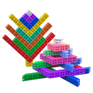 品果彩虹桥拼插积木幼儿园儿童早教益智拼装玩具亲子互动幼儿教具