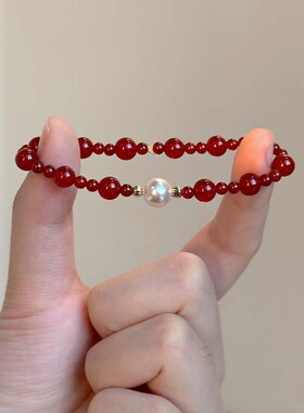 【红胭若雪】天然红玛瑙施家高亮