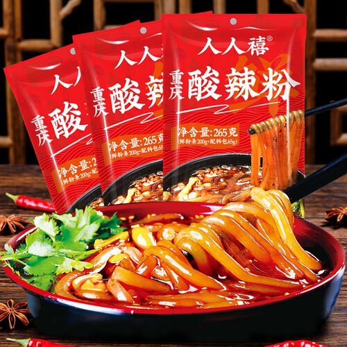 人人禧重庆酸辣粉带料包自煮速食