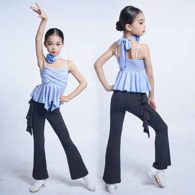 FAZ儿童拉丁舞表演服套装