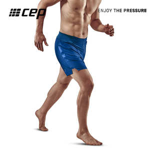 夏季 男宽松五分裤 运动短裤 CEP 速干健身训练马拉松跑步短裤 RUN