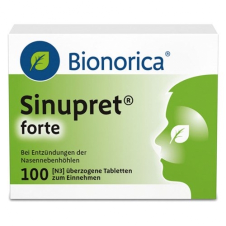 bionorica 欧龙马片100片鼻窦炎缓解鼻部不适祛痰去粘液鼻窦草本