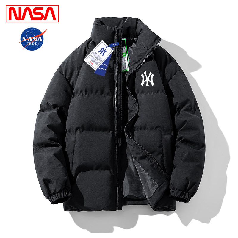 NASA联名男士潮牌羽绒服2026冬季新款男装宽松加厚保暖棉衣服外套