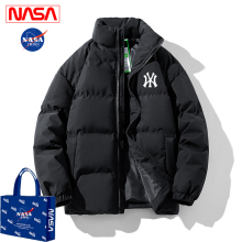 NASA联名男士潮牌羽绒服2025冬季新款男装宽松加厚保暖棉衣服外套
