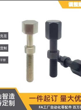 PAY12 /4/5-10/15/20/25/30/35/40/50/60细牙调整螺栓螺杆AJSTMF3