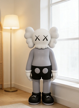 轻奢高级感大型芝麻街公仔客厅玄关处落地装饰摆件送闺蜜乔迁之喜