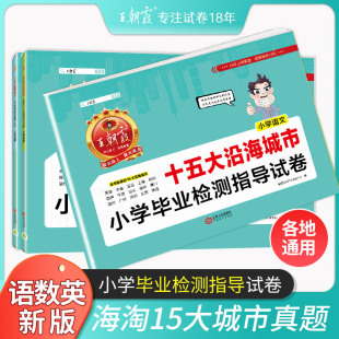 新小升初城市卷王朝霞十五大城市小学毕业检测指导卷真题初中招生考试语文数学英语各地六年级毕业总复习分班考试卷佛山广州