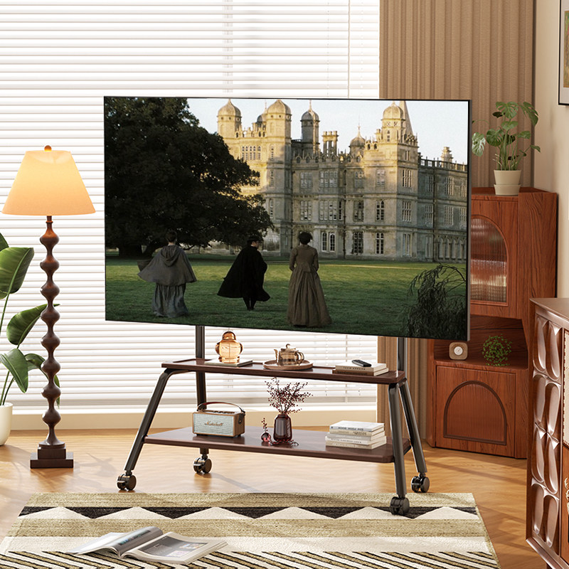 通用电视机移动支架艺术落地带轮推车收纳电视柜55657075英寸挂架,大家电,电视机架,淘宝优惠券,粉丝福利购,淘宝优惠卷