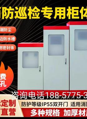 IP55双门消防控制柜配电箱巡检柜体XL21动力柜壳体室外定制配电箱