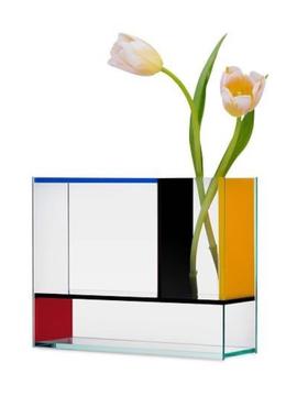 MOMA纽约艺术馆有机玻璃创意花瓶ins花亚克力蒙德里安花瓶摆件