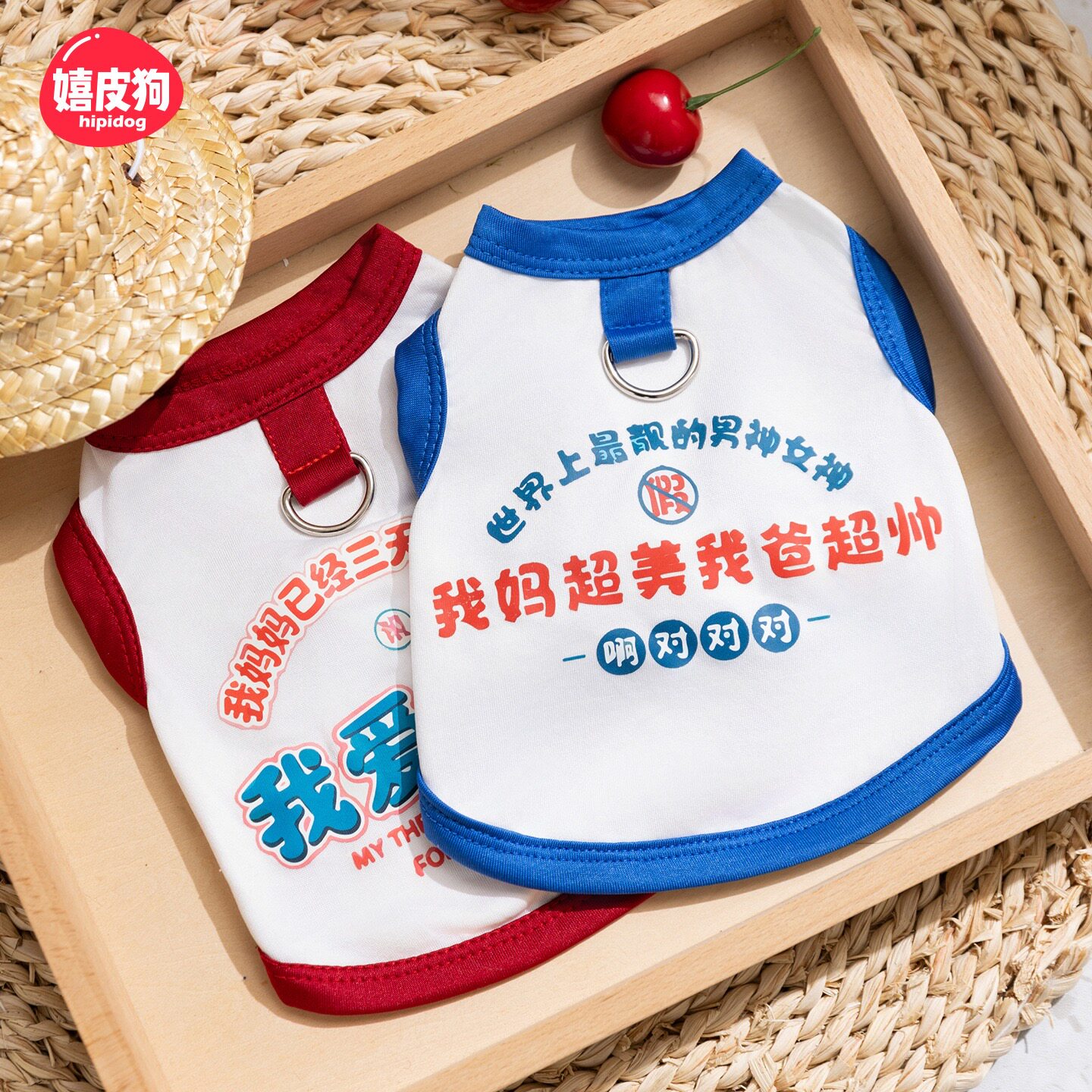 狗狗衣服夏季薄款透气猫咪衣服防掉毛小泰迪比熊幼犬宠物衣服清凉