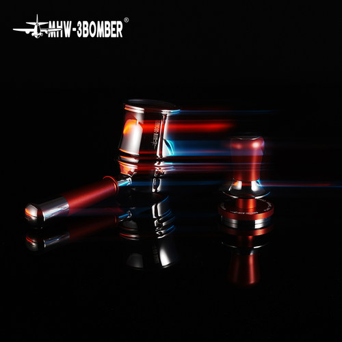 MHW-3BOMBER轰炸机流光系列恒力压粉器 无底手柄 落粉器58mm通用