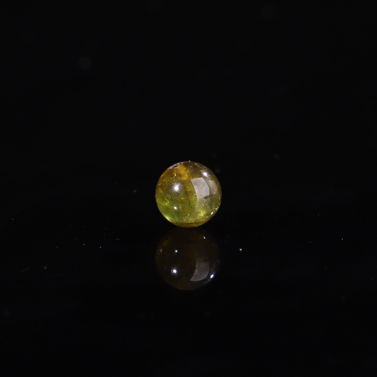 天然黄绿色碧玺散珠子手链diy男女士手串项链手工6mm串珠 150号