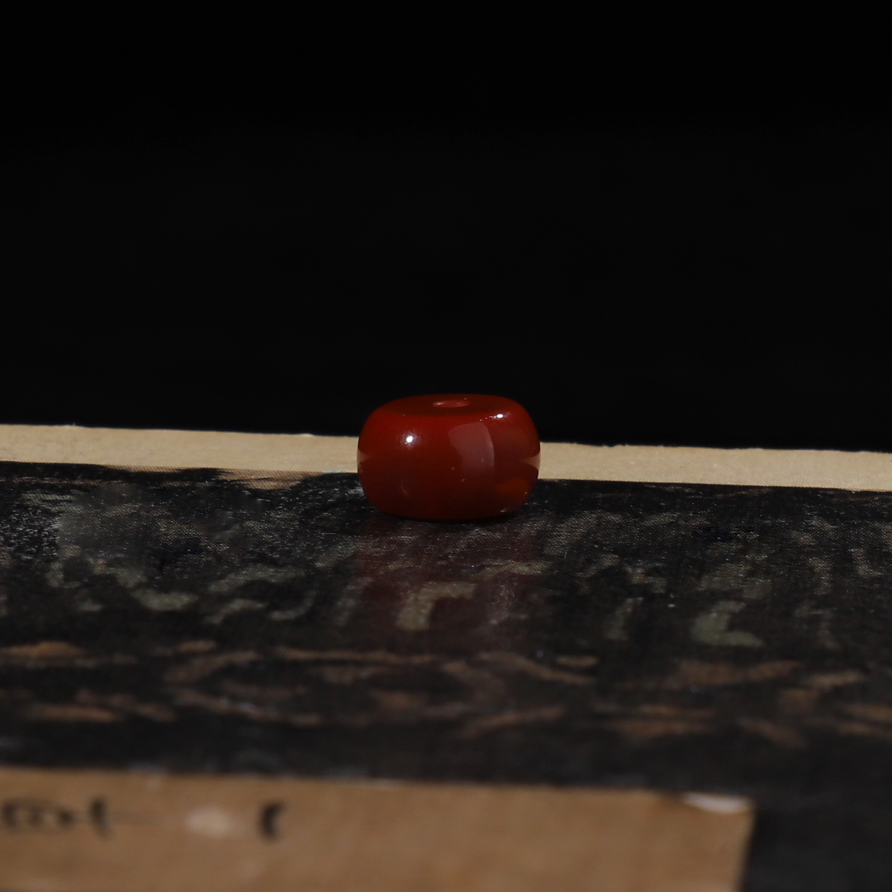 毕业级南红玛瑙隔珠牛血红隔珠