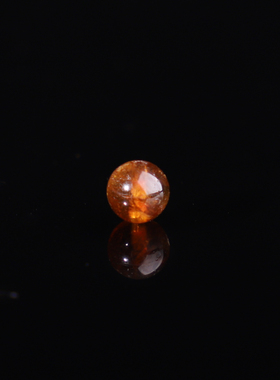 天然糖色碧玺散珠子6mm单珠