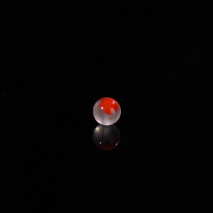 荔枝冻单珠 四川凉山南红高冰款 天然冰飘南红单珠 南红6mm散珠