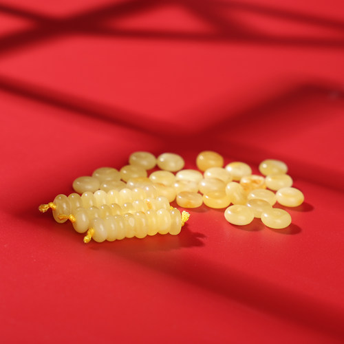 天然俄料蜜蜡隔珠手链琥珀