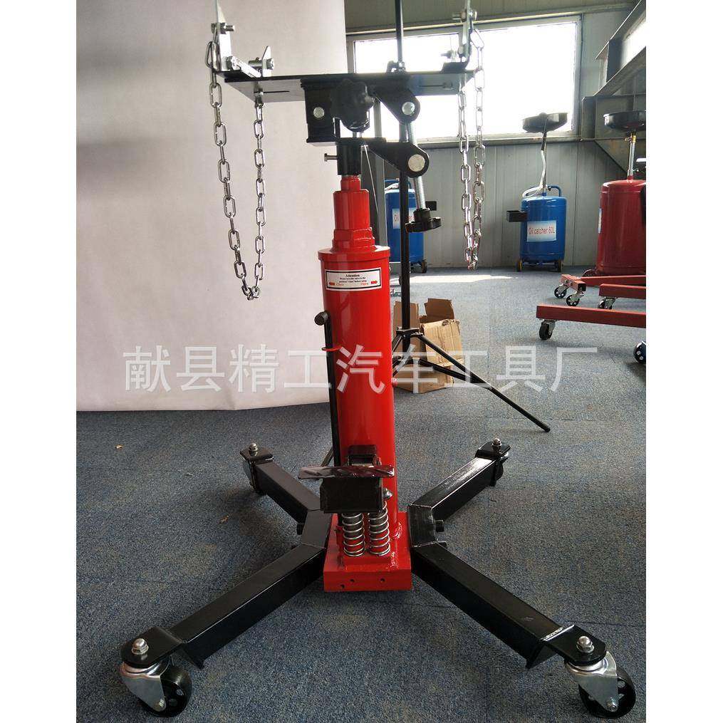 厂家供应0.5吨变速箱托架双层套缸小车变速箱高位运送器