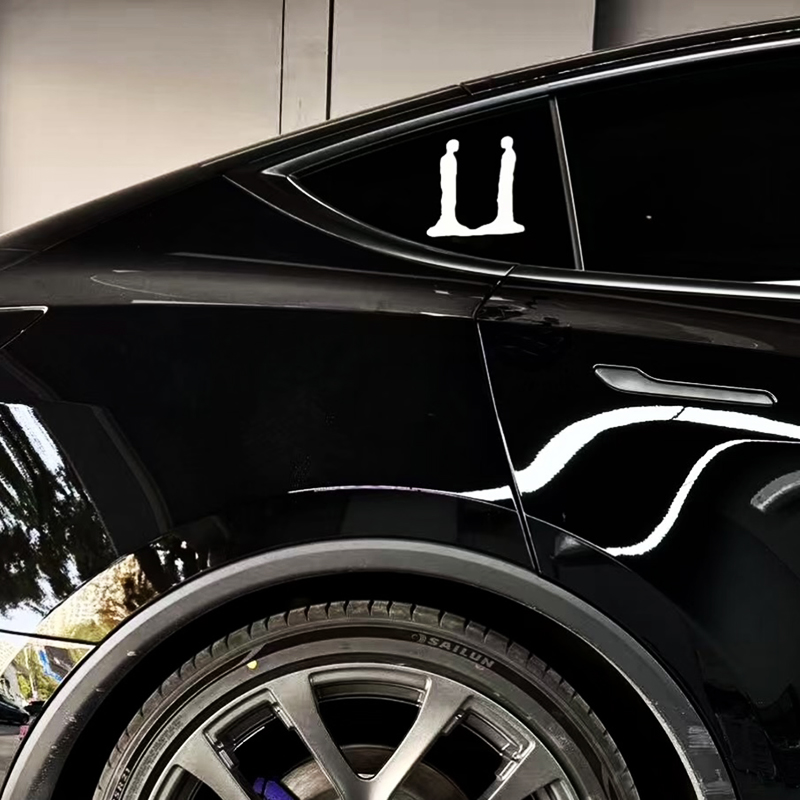 Ubermensch权志龙25年世界演唱会汽车车贴特斯拉三角窗装饰贴纸GD