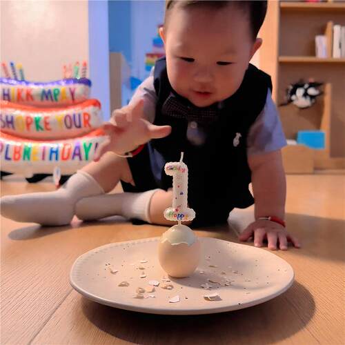 多巴胺气球数字蜡烛可点