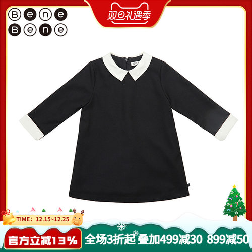 韩国连衣裙benebene长袖公主冬季