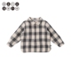 男女童宝宝婴儿诺艾尔格子衬衫 benebene韩国童装 秋冬新款